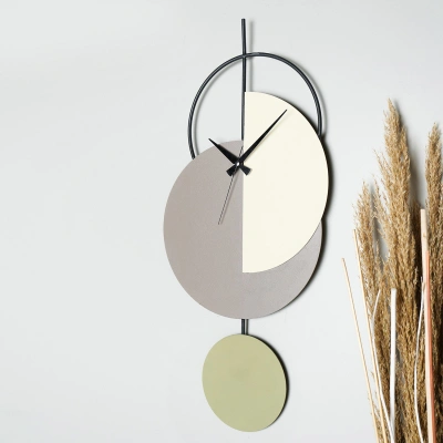 Nástěnné hodiny MADECO kovové minimalistické