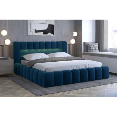 Čalouněná postel LAMICA 140 cm kovový rošt Monolith 77