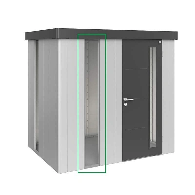 Biohort Panel z akrylového skla k domečku Biohort NEO (stříbrná metalíza)