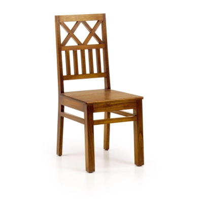 Estila Stylová jídelní židle Star ze dřeva Mindi 99cm