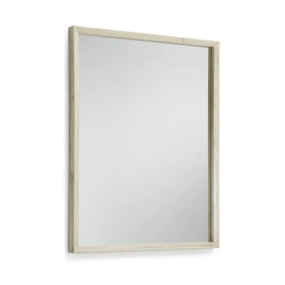 Estila Stylové zrcadlo Muria krémové bíle barvy