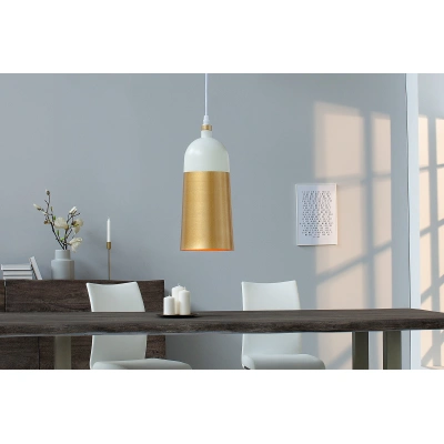 Estila Designová závěsná lampa Modern Chic zlatá