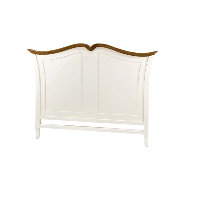 Estila Provence čelo postele Antibes II z masivního dřeva v bílé barvě 168cm