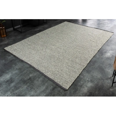 Estila Moderní koberec Pura obdélníkový světle šedý 230cm