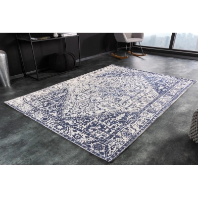 Estila Orientální koberec Noyf bílo-modrý obdélníkový 230cm