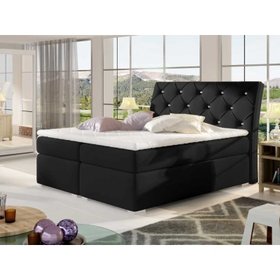 Čalouněná postel BALVIN Boxsprings 160 x 200 cm Soft 011